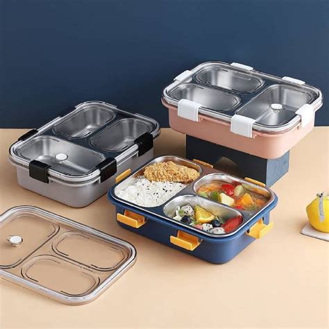 kids tiffin box steel|steel tiffin box 3 container.